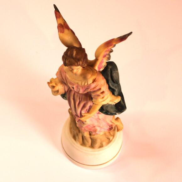 VTG Milano Porcelain ANGEL Music Sculpture "Hark The Herald" by Eda Mann - Picture 10 of 10